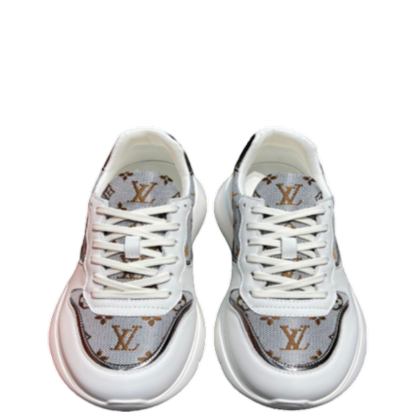 LUV RUN AWAY SNEAKER IRIDESCENT TEXTILE WHITE