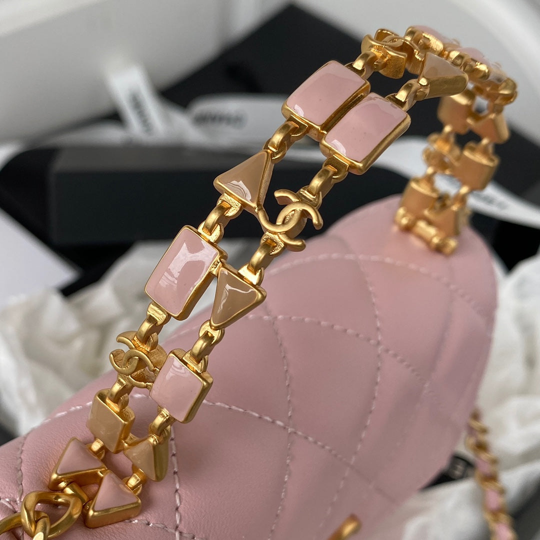 Chanel Clutch With Chain Gold Hardware PiNike For Women, Women’s Handbags, Shoulder Bags 5.7in/14.5cm