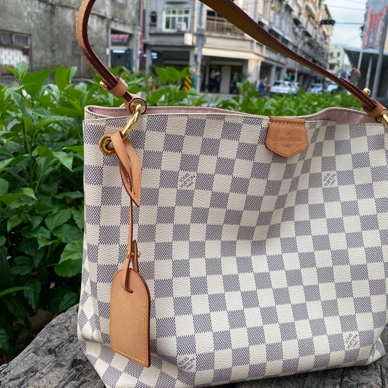 LV GRACEFUL PM DAMIER AZUR 35CM N42249