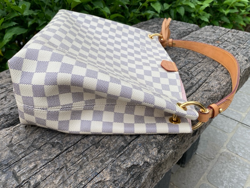 LV GRACEFUL PM DAMIER AZUR 35CM N42249