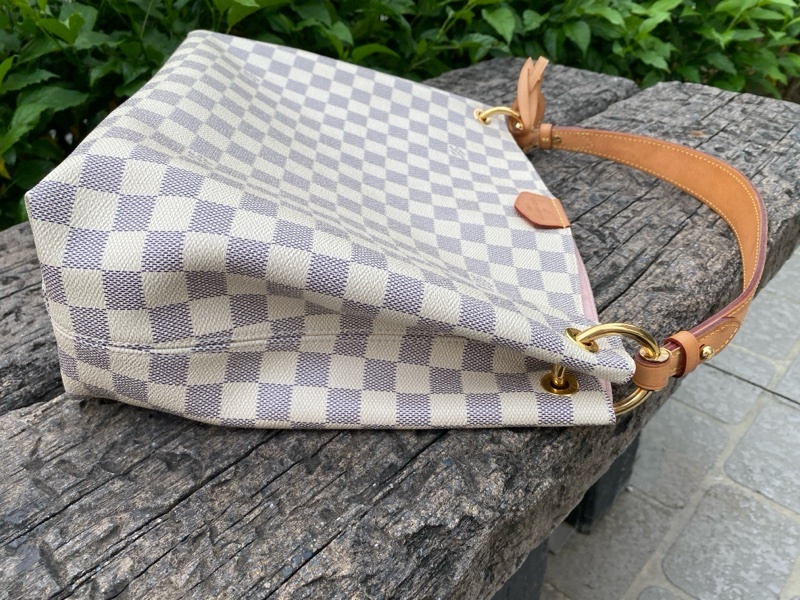 LV GRACEFUL PM DAMIER AZUR 35CM N42249