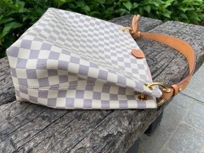 LV GRACEFUL PM DAMIER AZUR 35CM N42249
