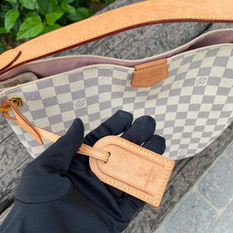 LV GRACEFUL PM DAMIER AZUR 35CM N42249