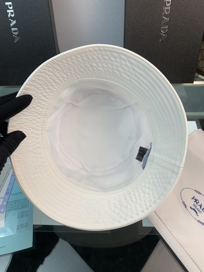 PD RENYLON BUCKET HAT SLIVER WHITE