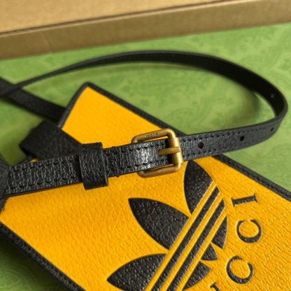 gg x Adidas Phone Case Yellow For Women, Women&#8217;s Bags 7.3in/18cm gg‎