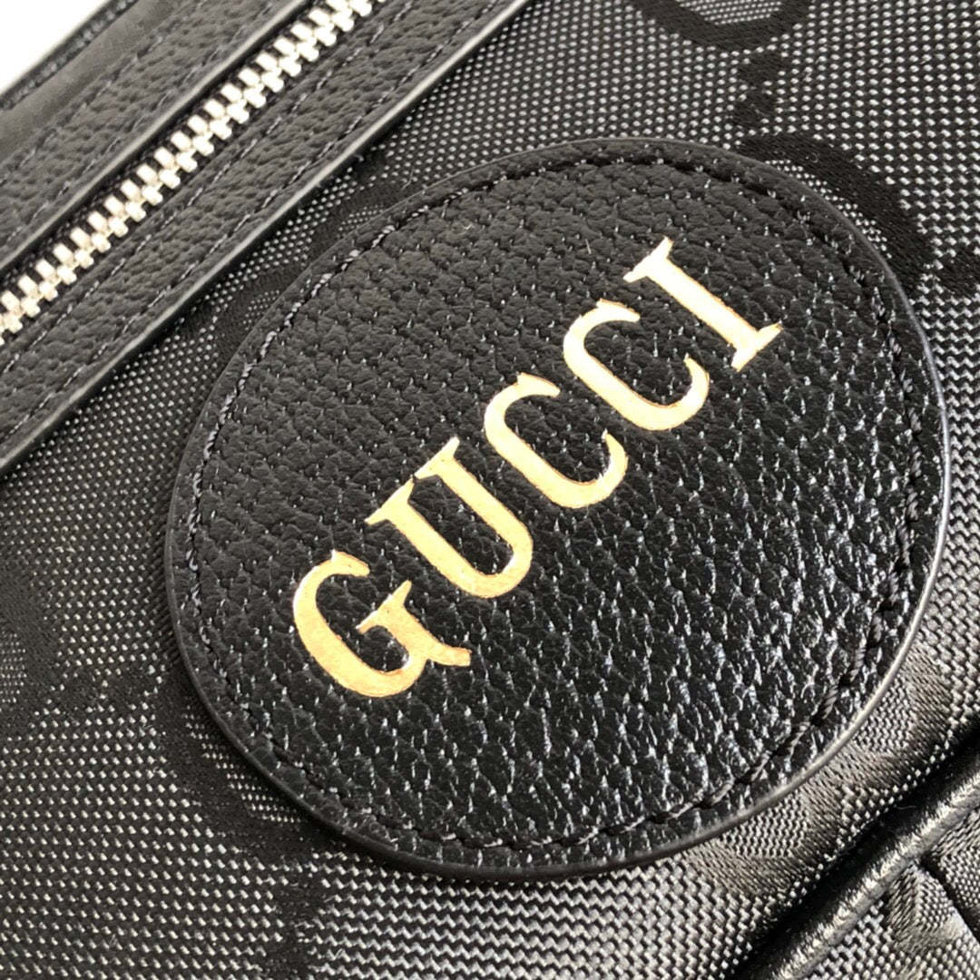 gg Off The Grid Belt Bag Black gg ECONYL® For Men  9.5in/24cm gg 631341 H9HBN 1000