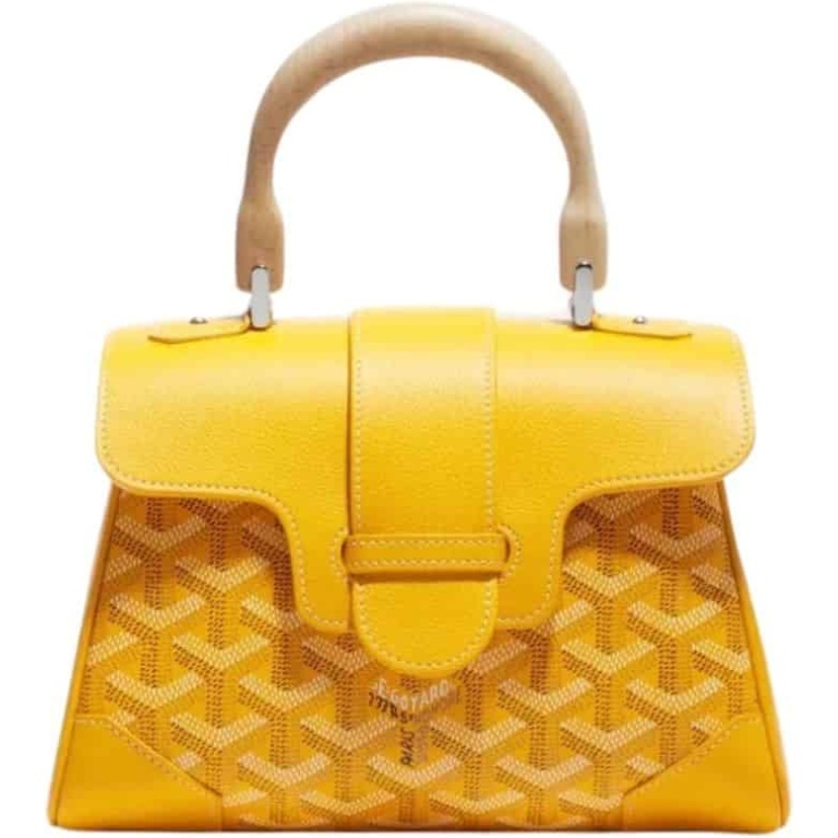 GY SAÏGON SOUPLE MINI BAG YELLOW 20CM