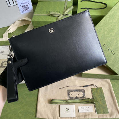gg Marmont Pouch Black  31cm gg 475317 DJ20T 1000