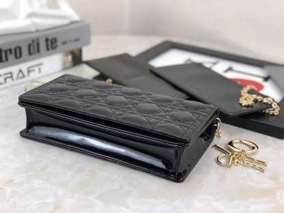 dir LADY POUCH CHERRY BLACK S0204OVRB_M900