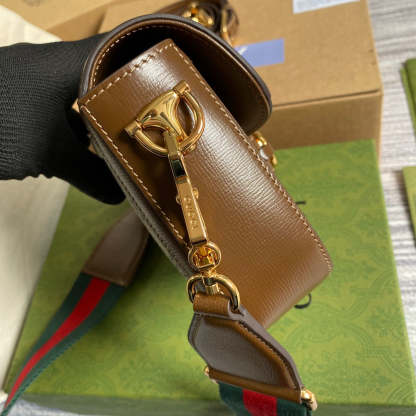 gg Horsebit 1955 gg Mini Bag Beige For Women, Women&#8217;s Bags 8in/21cm gg