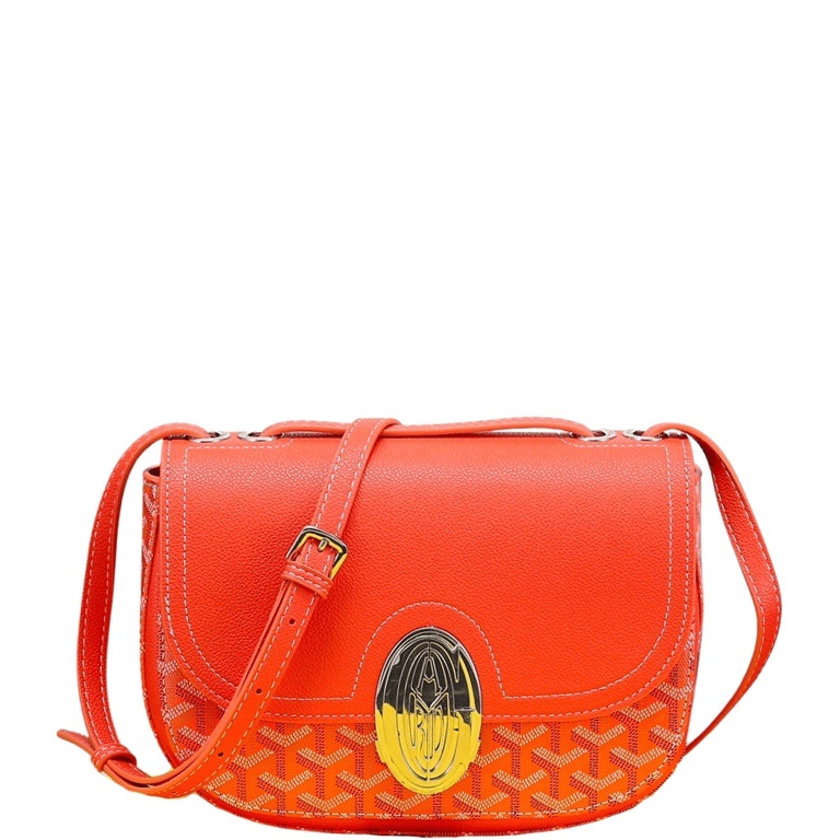 GY SEAL CLASP THE 233 BAG ORANGE 25CM