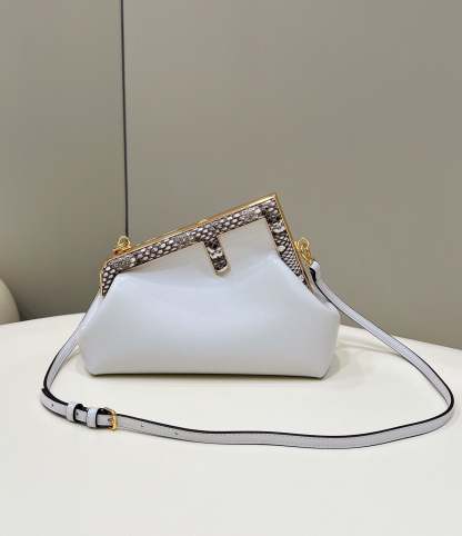 FI First Small White For Women, Women’s HandBags, Shoulder And Crossbody Bags 10.2in/26cm FF 8BP129