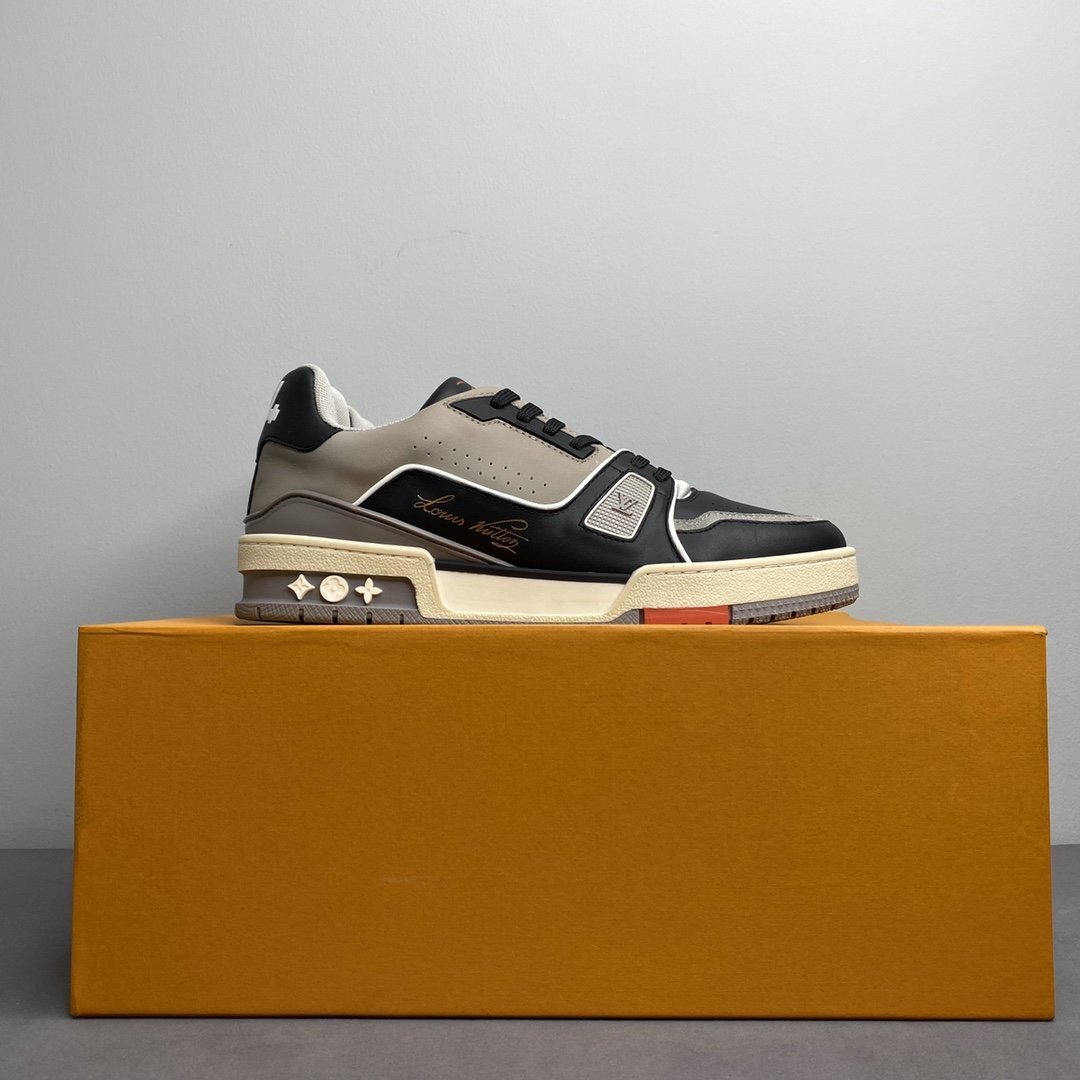 LUV TRAINER SNEAKER MIX OF MATERIALS BLACK/BROWN