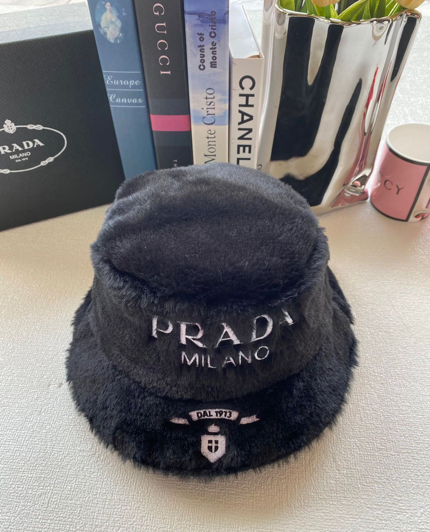 PD BUCKET HATS WIDE-BRIMMED HATS BLACK