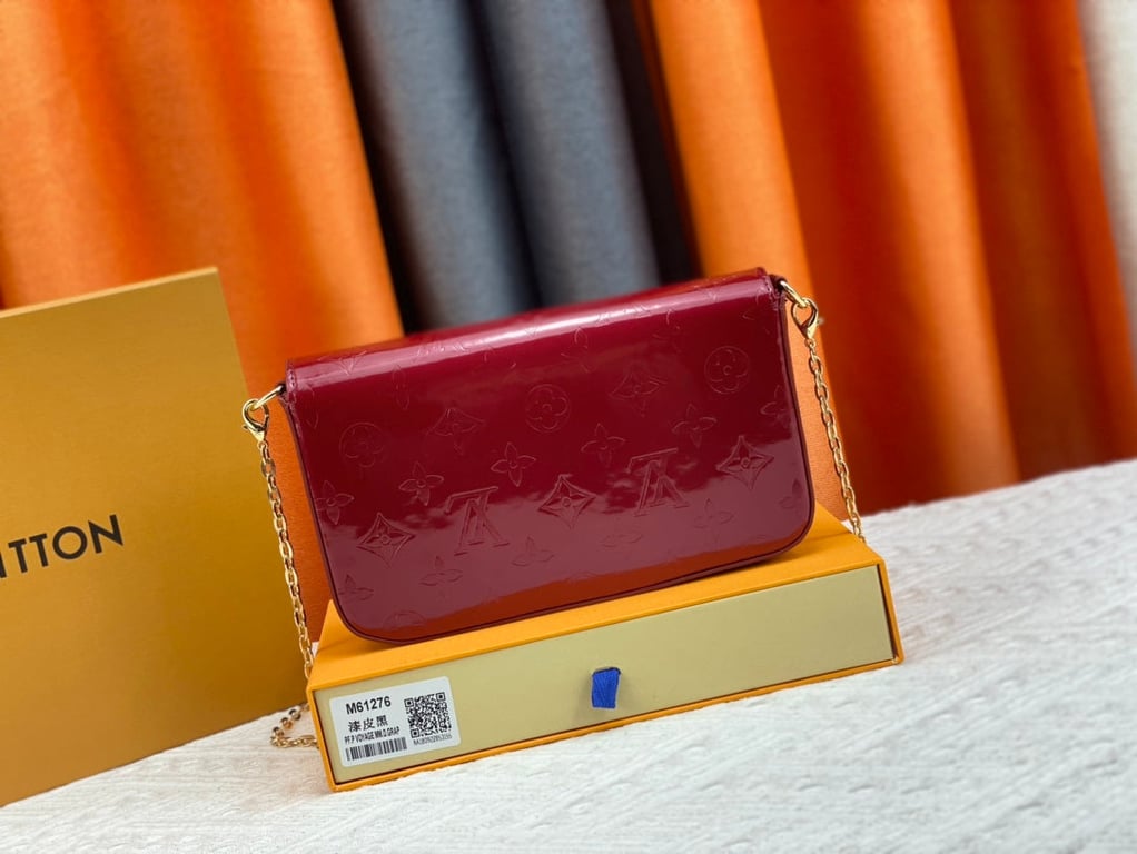 LUV POCHETTE FELICIE WINE RED 21CM