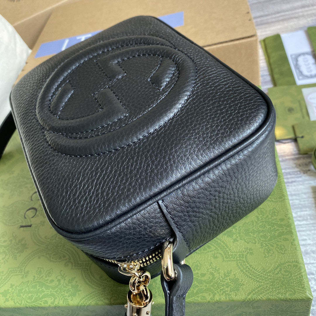 gg Soho Small Disco Bag Black For Women, Women’s Bags, Shoulder And Crossbody Bags 8in/21cm gg 308364