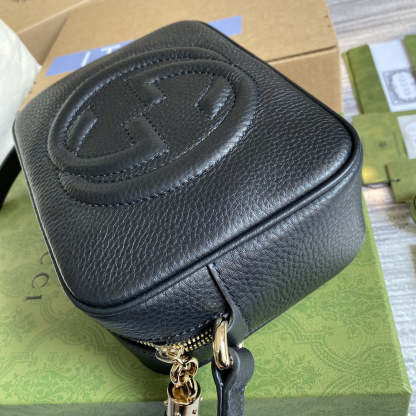 gg Soho Small Disco Bag Black For Women, Women’s Bags, Shoulder And Crossbody Bags 8in/21cm gg 308364