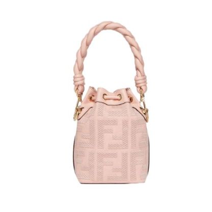 FD MON TRESOR PINK FF CANVAS MINI BAG 18CM 8BS010AKKWF0J2F