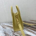 CE NANO LUGGAGE BAG IN DRUMMED CALFSKIN 20 CM YELLOW