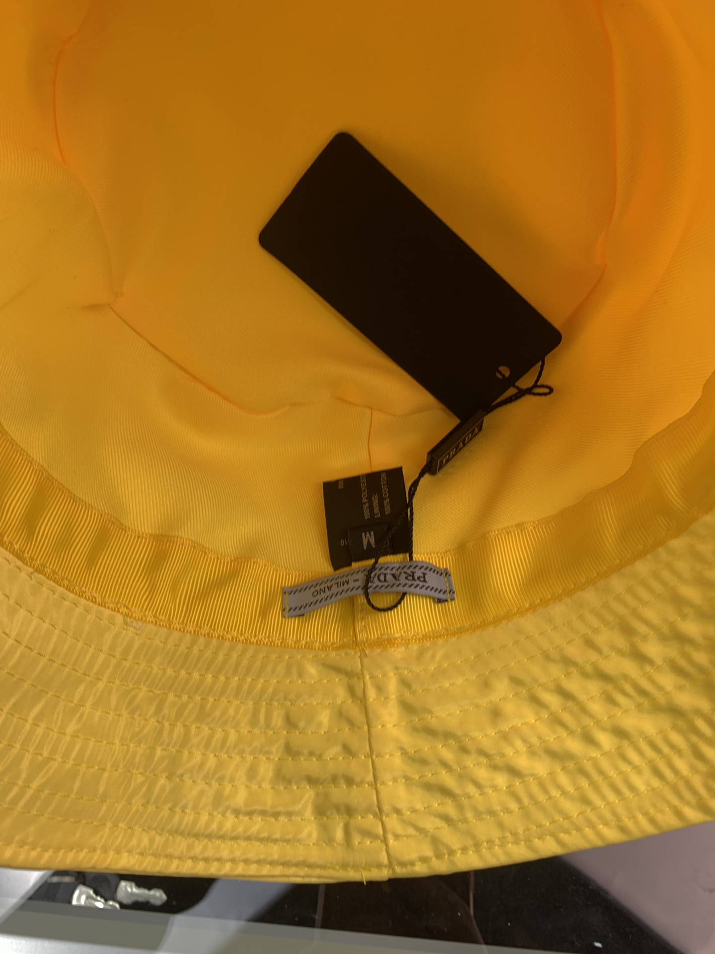 PD RENYLON BUCKET HAT SLIVER YELLOW