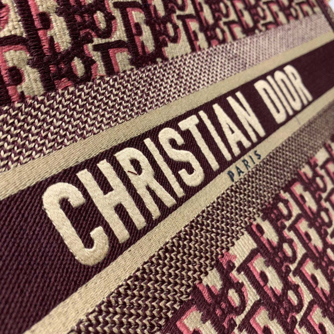 DI Large Book Tote Brown For Women 16.5in/42cm CD M1286ZRIW