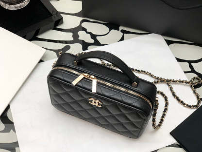 ChanelMini Camera Case Black For Women 7.4in/19cm