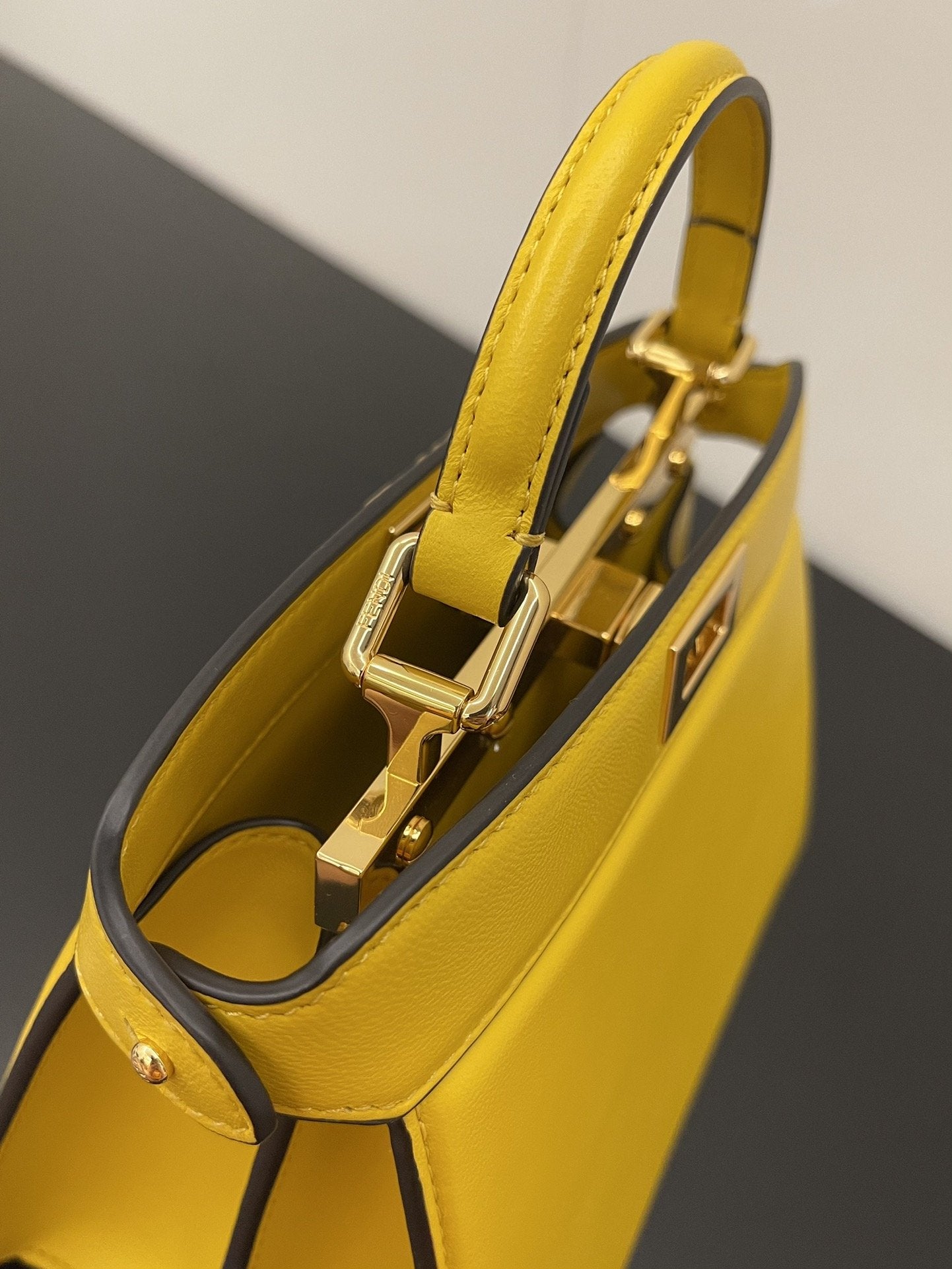 FI Peekaboo ISeeU Petite Yellow Small Bag For Woman 20cm/8in