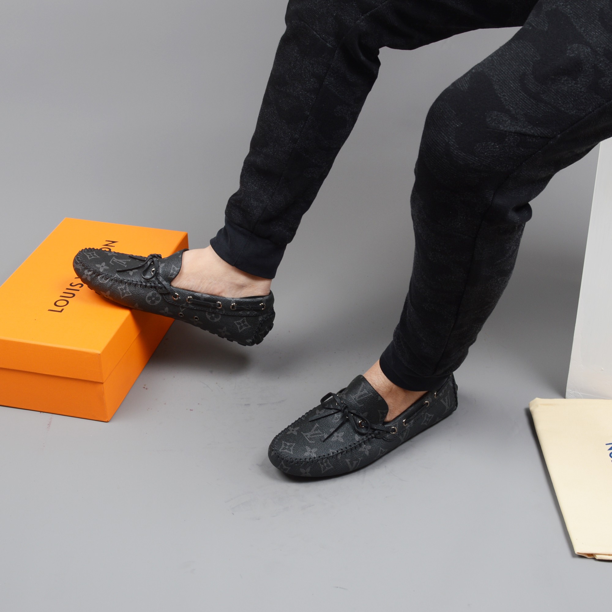 LUV MOCCASIN LOAFERS BLACK VIRGIL ABLOH