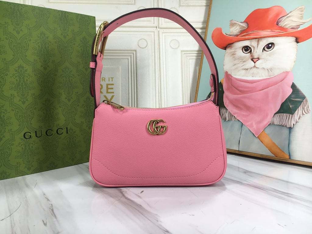 GG APHRODITE MINI SHOULDER BAG 21CM PINK