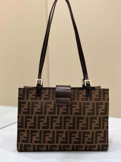 FI Baguette Tote Brown For Woman 11in/28cm