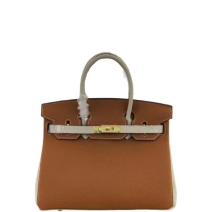 HM BIRKIN TOGO LEATHER GOLD HARDWARE BROWN 30CM