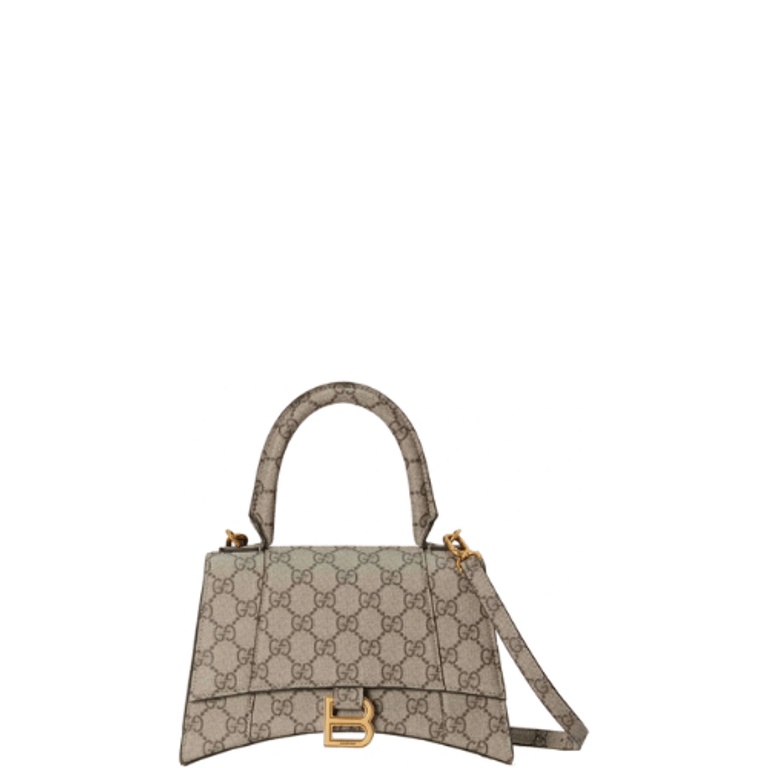 GG X BALENCIAGA WOMEN'S HOURGLASS SMALL HANDBAG