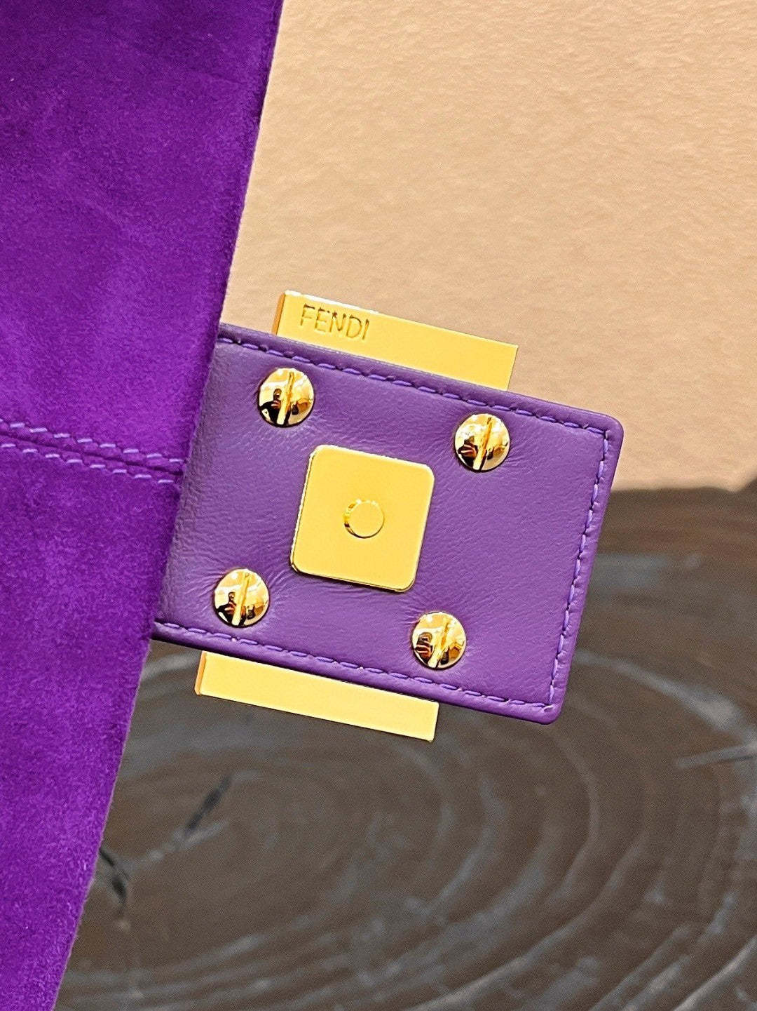 FI Baguette Purple Bag For Woman 25cm/9.5in