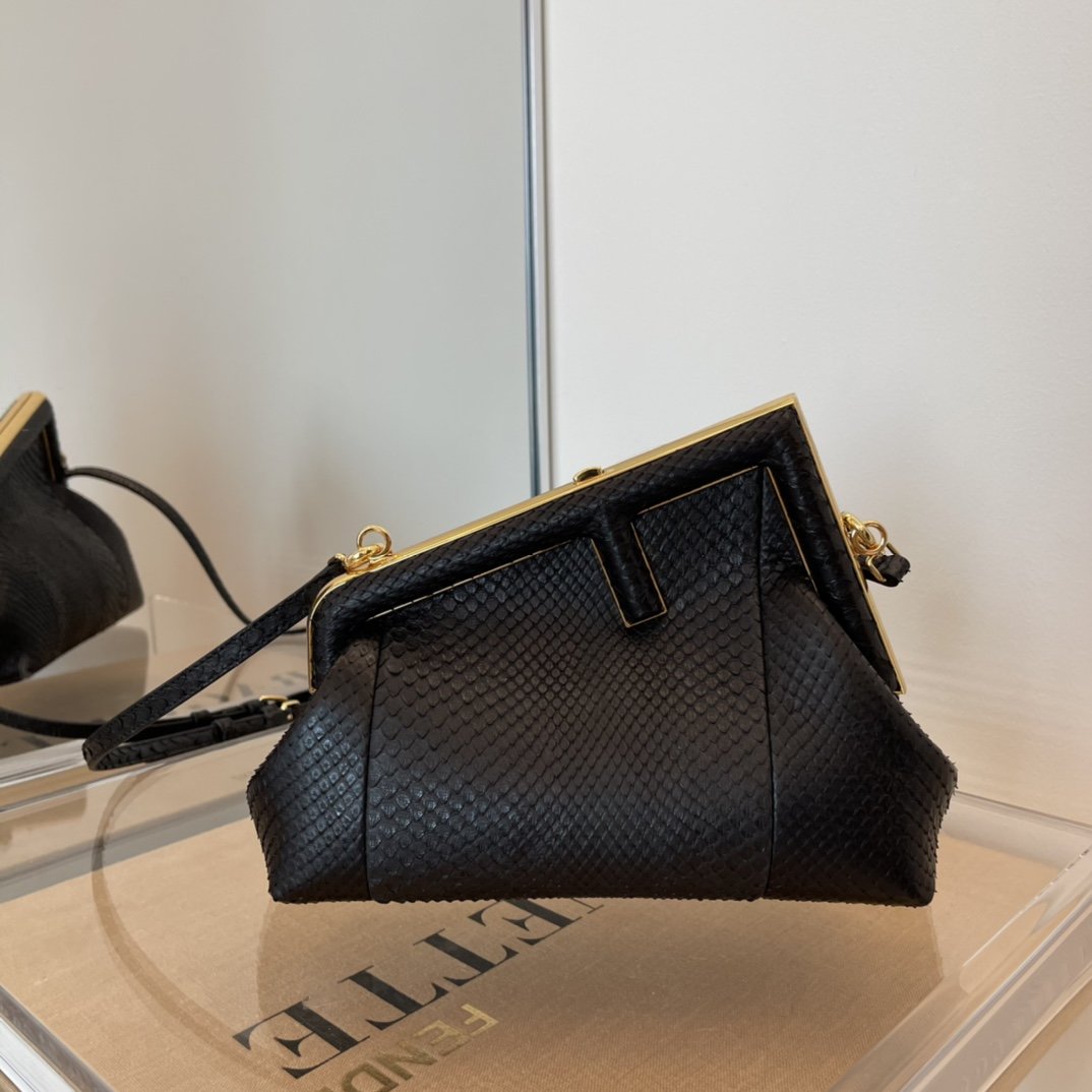 FI First Small Black For Women, Women’s Bags, Shoulder And Crossbody Bags 10.2in/26cm FF 8BP129A