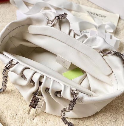 gv Small Kenny Bag Ivory For Women, Handbags, Shoulder Bags 12.6in/32cm BB50MJB1DM-105