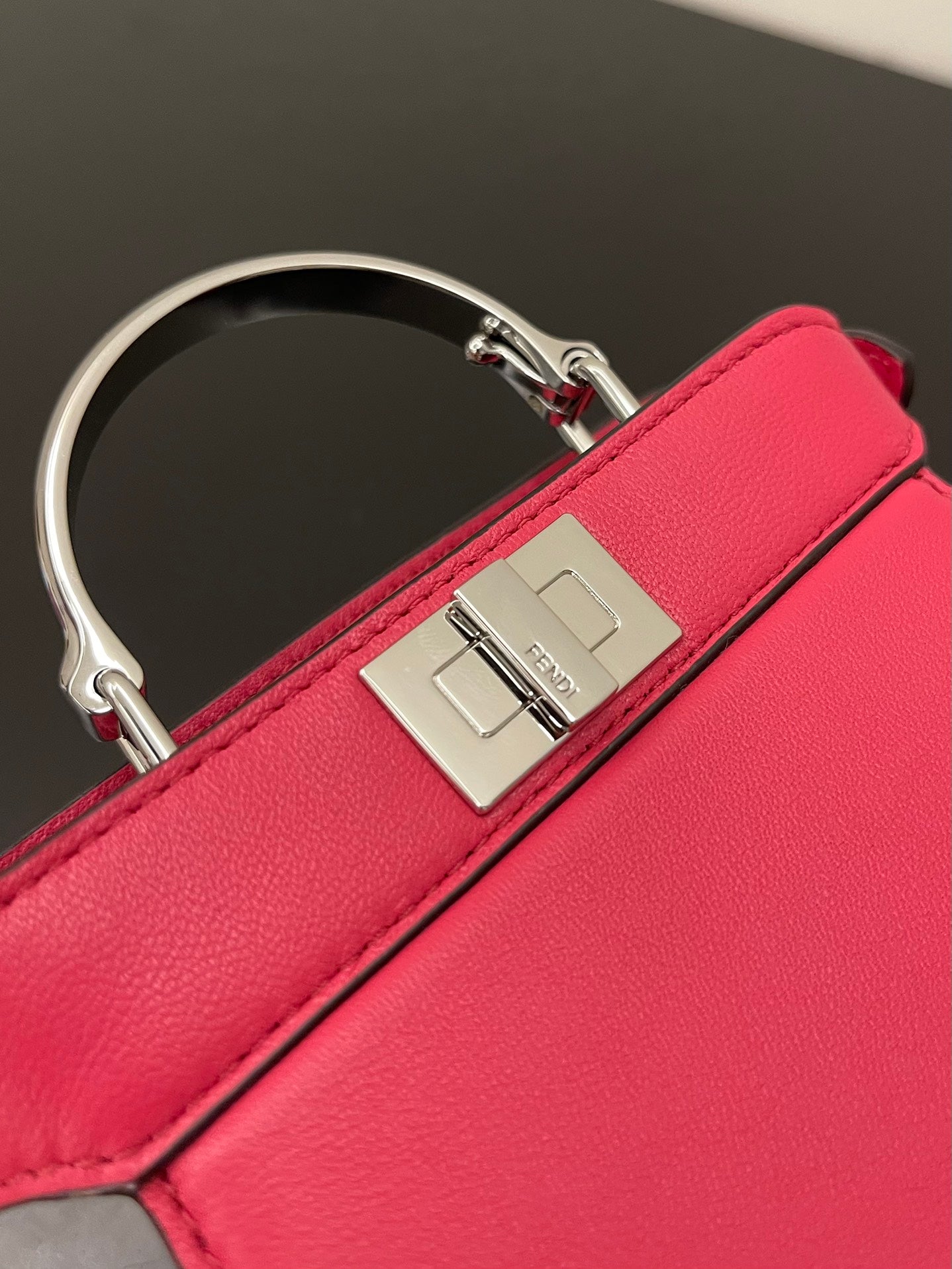 FI Peekaboo ISeeU Petite Pink Micro Bag For Woman 11cm/4.5in