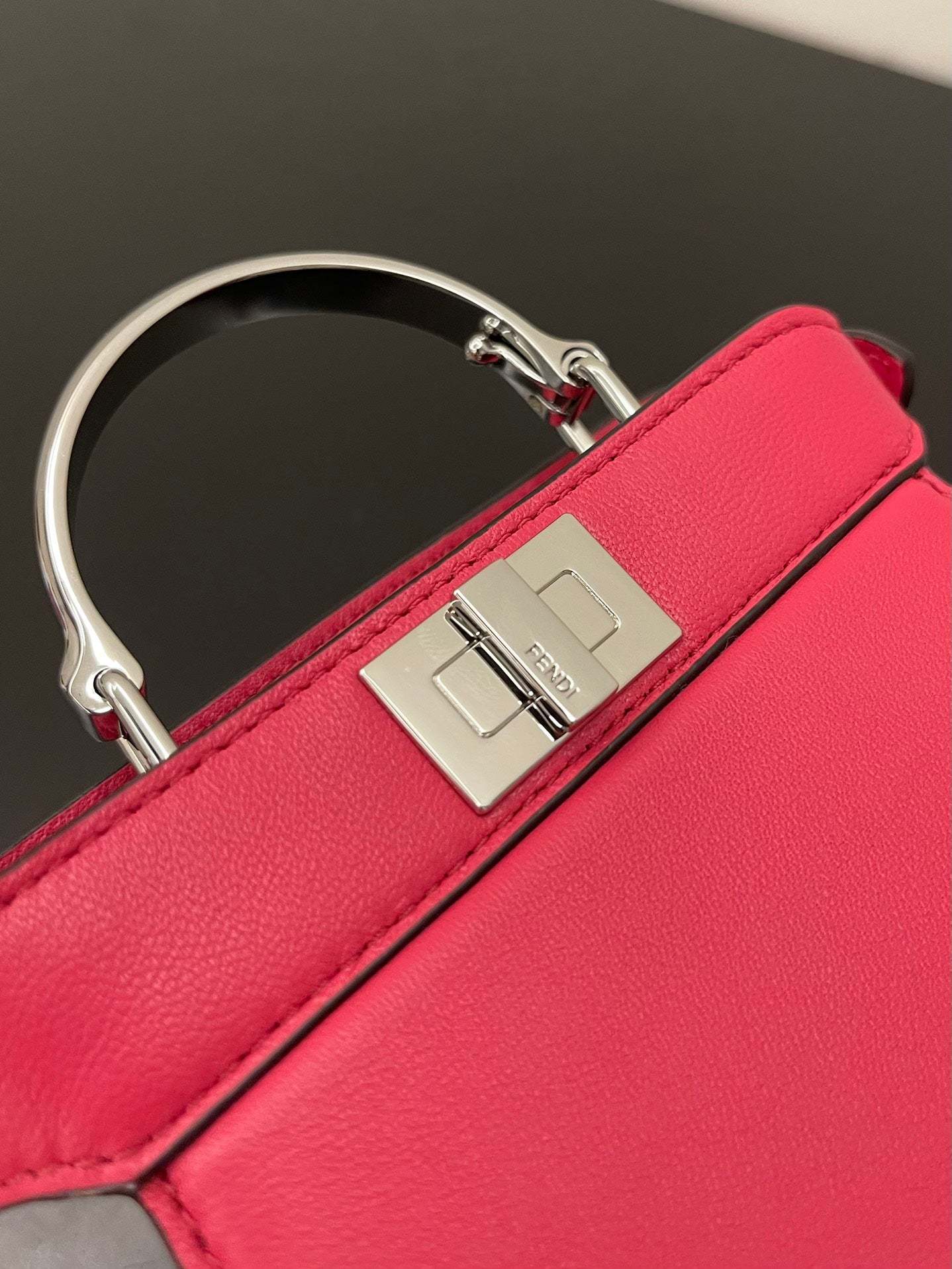 FI Peekaboo ISeeU Petite Pink Micro Bag For Woman 11cm/4.5in