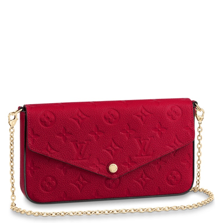 LUV FÉLICIE POCHETTE SCARLET RED