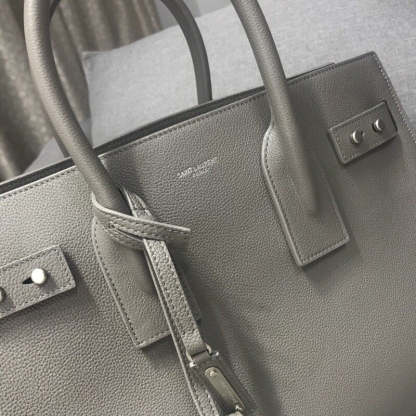 YSSL Sac De Jour Small Stone Grey For Women 12.5in/32cm YSL 