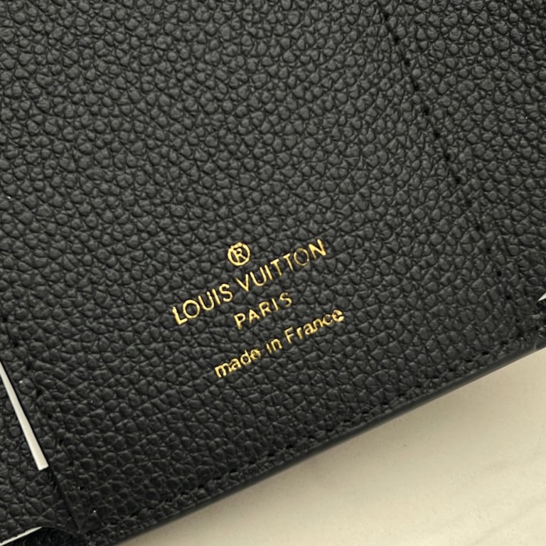 LOUIS VUITTON VICTORINE WALLET BLACK AND BEIGE 12CM M80968