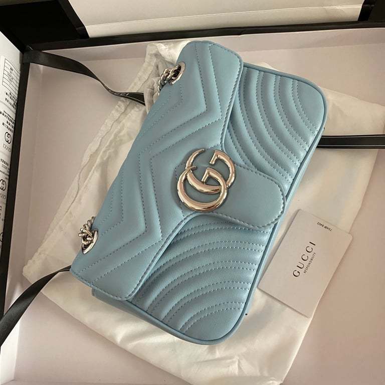 GG MARMONT MATELASSE SHOULDER BAG 26CM
