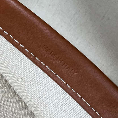 CE Large Cabas Thais In Textile Natural / Tan For Women 16in/41cm 196762DST.02NT