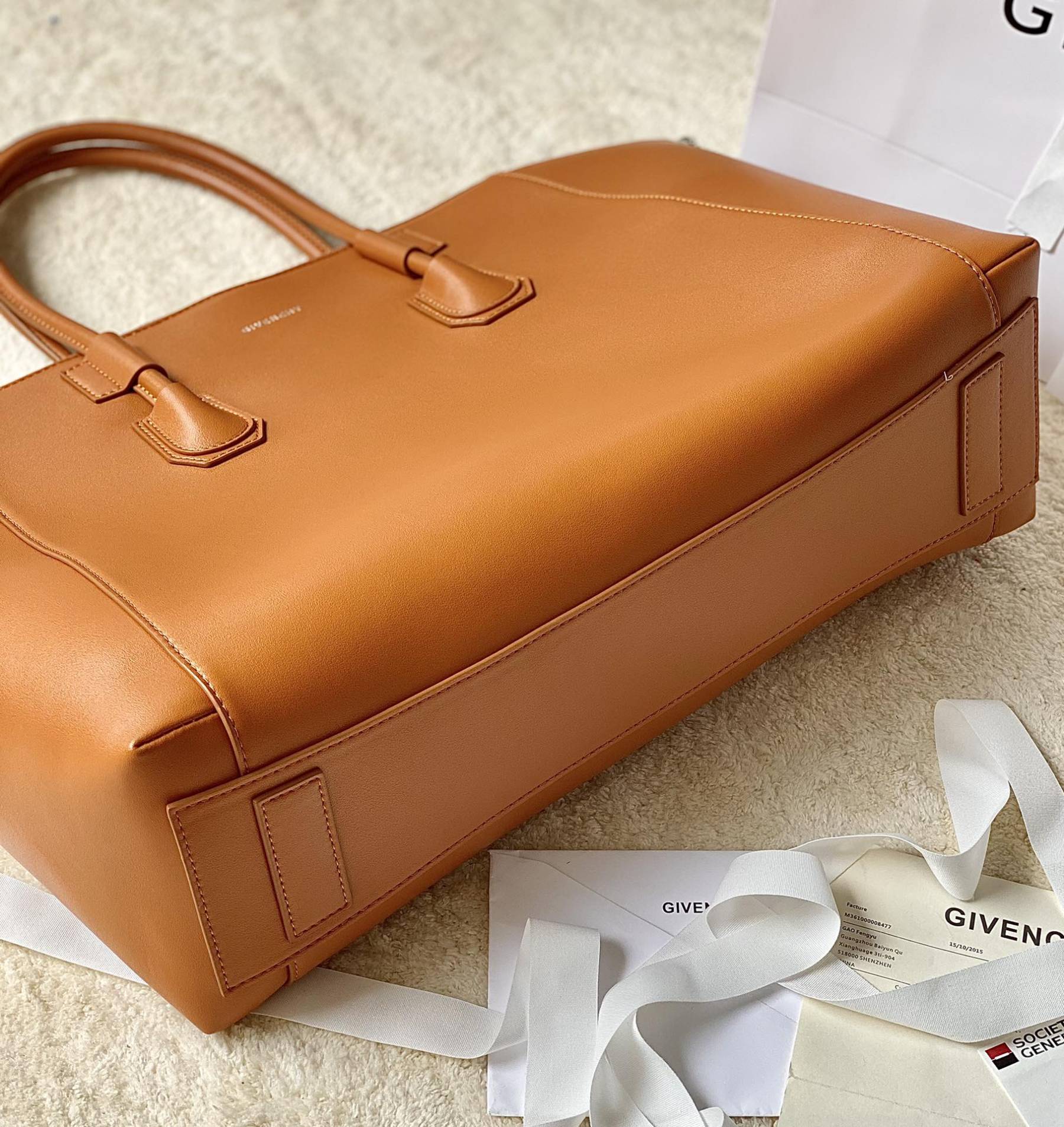 gv Small Antigona Sport Bag Pumpkin For Women, Handbags, Shoulder Bags 13in/33cm GVC BB50MZB1A4-802