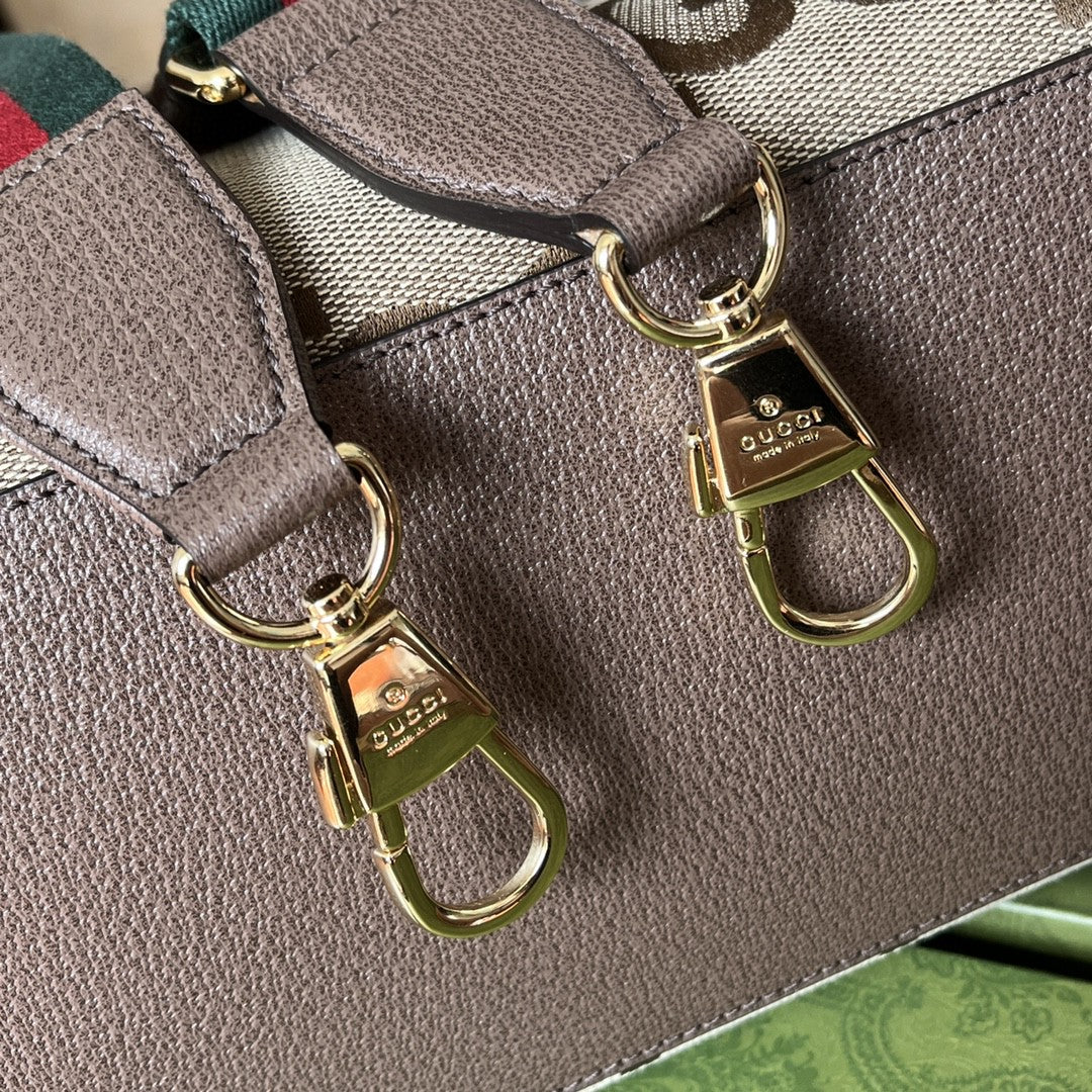 gg Tote Bag With Jumbo Camel And Ebony Jumbo gg Canvas For Women 14.6in/37cm ‎678839 UKMDG 2570