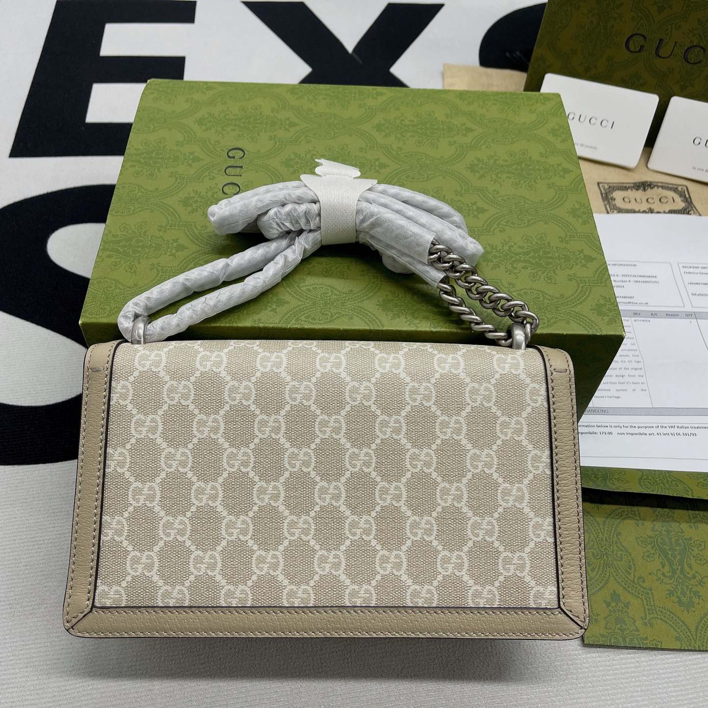 gg Dionysus Small gg Bag Beige For Women, Women’s Bags 10in/25cm gg ‎499623 UULBN 9683