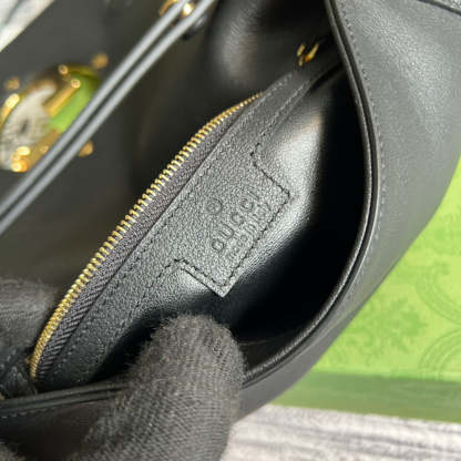 gg Blondie Shoulder Bag Black For Women, Women&#8217;s Bags 11in/28cm gg‎ 699268 UXX0G 1000