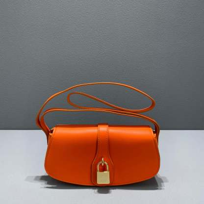CE Clutch On Strap Orange For Women 7in/18cm