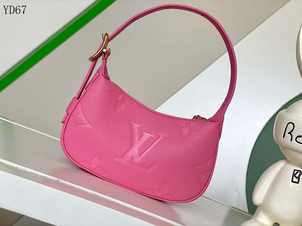 LUV MONOGRAM EMPREINTE PINK SHOULDER BAG 20CM M82391