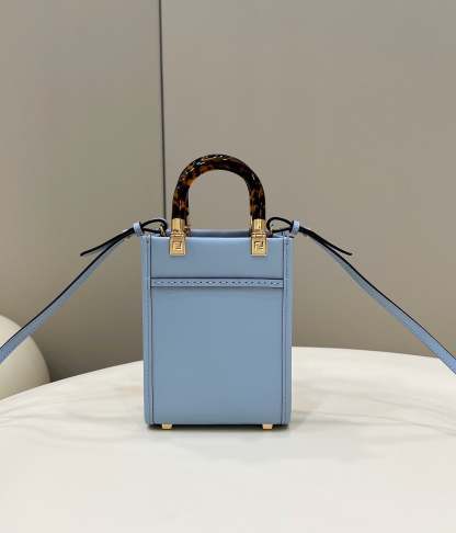FI Sunshine Shopper Blue Mini Bag For Woman 13cm/5in