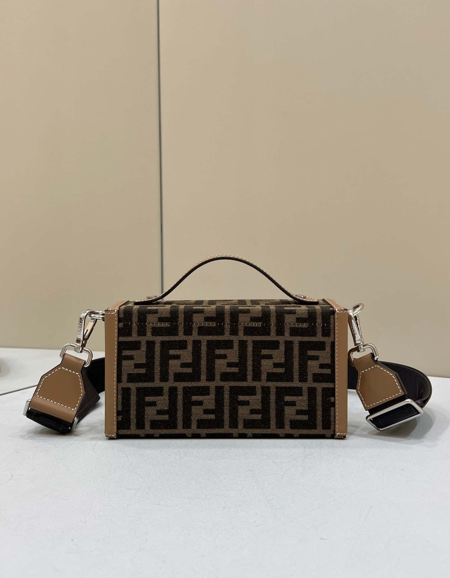 FI Mon Baguette Soft Trunk Brown Bag For Woman 21.5cm/8.5in